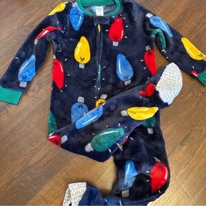 Carter’s Fuzzy Fleece Christmas Footed Pajamas
